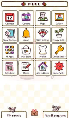 Cute NewYear's Rat Theme android App screenshot 3